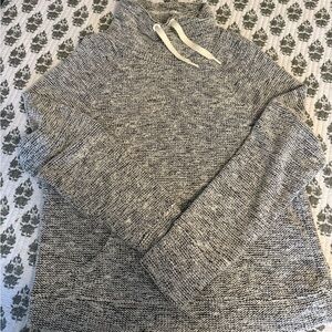 Aerie OFFLINE Gray Knit Pullover Cowl Neck Sweater